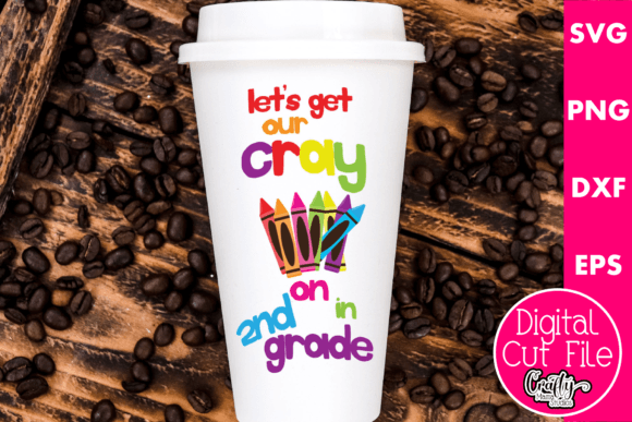 Let’s Get Our Crayon in Second Grade: A Versatile Graphic Design Asset