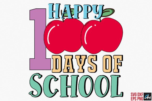 Retro 100 Days of School SVG: A Versatile Graphic Design Asset for Crafters and Digital Sellers