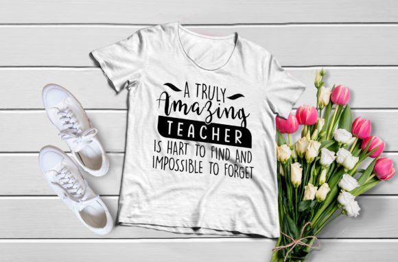 Teacher Typography Tshirt: A Versatile Graphics Asset for Crafts and Branding