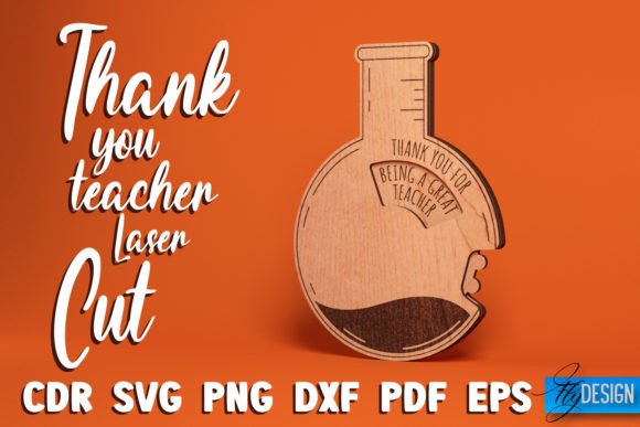 Thank You Teacher Laser Cut SVG – A Versatile Graphic Design Asset for Crafts